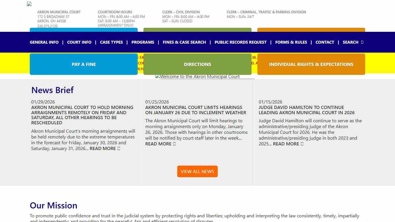 Akron Municipal Court - Home